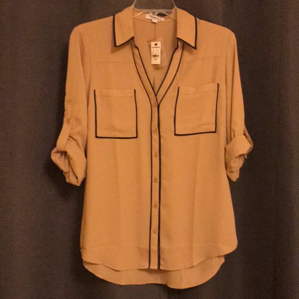 Beige blouse